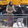 EXCLUSIVE: Jason Momoa is Pictured Practicing His Dance Moves Before  Filming a Green Screen Scene for 'Slumberland' in Toronto, Canada.