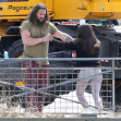 EXCLUSIVE: Jason Momoa is Pictured Practicing His Dance Moves Before  Filming a Green Screen Scene for 'Slumberland' in Toronto, Canada.