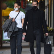 Katie Holmes and Emilio Vitolo Jr. out and about, New York, USA - 19 Oct 2020