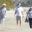 *EXCLUSIVE* Leonardo DiCaprio spends quality time with Dad, George, Stepmom and his niece on the beach - ** WEB MUST CALL FOR PRICING **