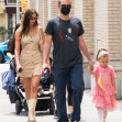 Bradley Cooper And Irina Shayk Take Their Daughter Lea Cooper For A Walk In NYC