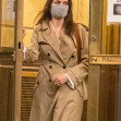 EXCLUSIVE: NO WEB BEFORE 11AM PST JUNE 13 2021-- *PREMIUM EXCLUSIVE RATES APPLY* Angelina Jolie Seen Leaving Ex-Husband Jonny Lee Miller's NYC Apartment Under The Cover Of Darkness After Arriving 3 Hours Earlier With An Expensive Bottle of Wine