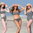 Bikini girl Brooke Shields looks fab at 56 as she dons matching swimwear with daughters for beach day in the Hamptons