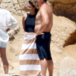 *EXCLUSIVE* Penelope Cruz and Javier Bardem enjoying a beach day with their kids Luna and Leonardo in Sardinia, Italy.