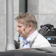 EXCLUSIVE: Liam Neeson continues to film "Retribution" outside central station in Berlin, Germany.