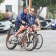 Arnold Schwarzenegger Bike Riding