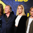 Hollywood, California, USA 14th October 2019 (L-R) Kelley Phleger, Actor Don Johnson, daughter Grace Johnson and son Jesse Johnson attend Los Angeles Premiere of HBO Series 'Watchmen' on October 14, 2019 at the Cinerama Dome in Hollywood, California, USA.