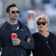 *PREMIUM-EXCLUSIVE* Hugh Jackman and wife Deborah-Lee Furness pictured walking hand in hand in Sydney.