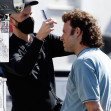 *EXCLUSIVE* Seth Rogen Brings Back The Mullet On 'Pam and Tommy' Set in LA