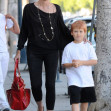 Sharon Stone si fiul roan