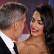 George Clooney și Amal Clooney la premiera The tender Bar, Londra