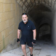 EXCLUSIVE: Russell Crowe Visits Fort Ricasoli In Rinella, Malta