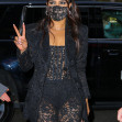 Priyanka Chopra wore a black Lace outfit for her appearance at the  Late Night With Seth Meyers in NYC
