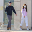 *PREMIUM-EXCLUSIVE* Leonardo DiCaprio and Camila Morrone walk their foster dog during Stay-at-Home Order *WEB EMBARGO UNTIL 9:15 AM PDT on April 17, 2020*