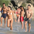 *EXCLUSIVE* *WEB MUST CALL FOR PRICING* The American Actor James Franco and his sexy girlfriend Isabel Pakzad show off some steamy PDA as they take a dip in the sea on holiday in Mykonos