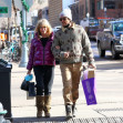 *EXCLUSIVE* Goldie Hawn and Oliver Hudson go shopping in Aspen ahead of Christmas with his wife Erinn Bartlett
