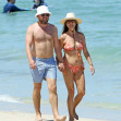 *EXCLUSIVE*  Kate Walsh and boyfriend Andrew Nixon pack on the PDAs as they hit this beach together! - ** WEB MUST CALL FOR PRICING **