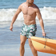 *EXCLUSIVE* Blond Bombshell Patrick Schwarzenegger hits the beach in Hawaii