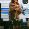 *PREMIUM-EXCLUSIVE* Sofia Vergara transforms into drug Queenpin, Griselda Blanco as she is seen for the first time on the set of the Netflix drama  'Griselda' in LA