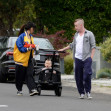 Macaulay Culkin, fiul său Dakota și Brenda Song în Los Angeles/ Profimedia