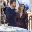 *EXCLUSIVE* **WEB MUST CALL FOR PRICING**Ana de Armas' takes over role from Scarlett Johansson as she is seen for the first time on set with Chris Evan filming Ghosted