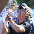 *EXCLUSIVE* Josh Brolin spends some quality time with his daughter in Malibu!