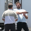 PREMIUM EXCLUSIVE Ben Affleck And Matt Damon Hysterically Laugh In Between Takes
