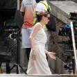 *EXCLUSIVE* The American Actress Angelina Jolie was spotted out on set with Salma Hayek directing her new movie 'Without Blood' in the eternal city of Rome.