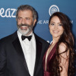 LOS ANGELES, CA - JANUARY 05: Mel Gibson (L) and Rosalind Ross attend Michael Muller's HEAVEN, presented by The Art of Elysium at a private venue on January 5, 2019 in Los Angeles, California.