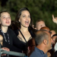 Angelina Jolie and her daughter Shiloh Jolie-Pitt attend the Maneskin concert for the world premiere of the "Loud Kids Tour" at the "Circo Massimo" in Rome