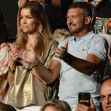 Antonio Banderas and Nicole Kimpel together with their twin sister Barbara Kimpel and her boyfriend the French actor Frederic Lerner enjoy the concert in Marbella Starlite of the famous Spanish singer-songwriter Joan Manuel Serrat