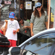 *EXCLUSIVE* Jennifer Garner takes Samuel out for a smoothie
