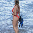 *EXCLUSIVE* Sydney Sweeney sizzles in a red bikini while going snorkeling in Hawaii