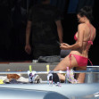 EXCLUSIVE: ** EMBARGO: strictly no web before 18:45 BST (13.45 ET) 16 Aug 2022. ** G.I. Jaw Dropping! Demi Moore Looks Sensational At 59 In A Red Bikini On Vacation In Greece