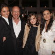 Demi Moore, fiica Tallulah, Bruce Willis și soția lui, Emma.