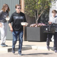 *EXCLUSIVE* Charlie Sheen and his twin boys shop at Vintage market together in Malibu