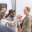 Charlize Theron and Uma Thurman shooting The Old Guard 2 in Rome