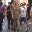Charlize Theron and Uma Thurman shooting The Old Guard 2 in Rome
