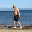 Beloved Hollywood legend Jeff Bridges continues to live his best life after beating cancer as he enjoys a day on the beach in his hometown of Santa Barbara.