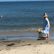Beloved Hollywood legend Jeff Bridges continues to live his best life after beating cancer as he enjoys a day on the beach in his hometown of Santa Barbara.