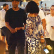 *EXCLUSIVE* Denzel Washington and his wife Pauletta Washington enjoy a dinner date at the Puny restaurant in Portofino