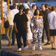 *EXCLUSIVE* Denzel Washington and his wife Pauletta Washington enjoy a dinner date at the Puny restaurant in Portofino