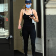 Jennifer Lawrence is seen going to the gym in sandals in New York City