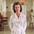 USA. Louise Fletcher in a scene from ©United Artists film : One Flew Over the Cuckoo's Nest (1975). Plot: A criminal pleads insanity and is admitted to a mental institution, where he rebels against the oppressive nurse and rallies up the scared patients.