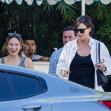 *EXCLUSIVE* Charlize Theron leaves a lunch date with friends at San Vicente Bungalows