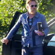 *PREMIUM-EXCLUSIVE* Marc Menchaca pays a visit to girlfriend Lena Headey