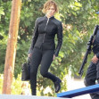 Jennifer Lopez is seen shooting scenes for her new upcoming film 'Atlas' in LA
