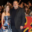 Russell Crowe and Sam Burgess hit the red carpet with their dates for Russell's new movie Poker Face in Rome.