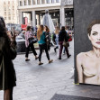 Pictură murală cu Angelina Jolie/ Profimedia