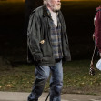 Nick Nolte filming on set of the movie "Rittenhouse" in Philadelphia, PA